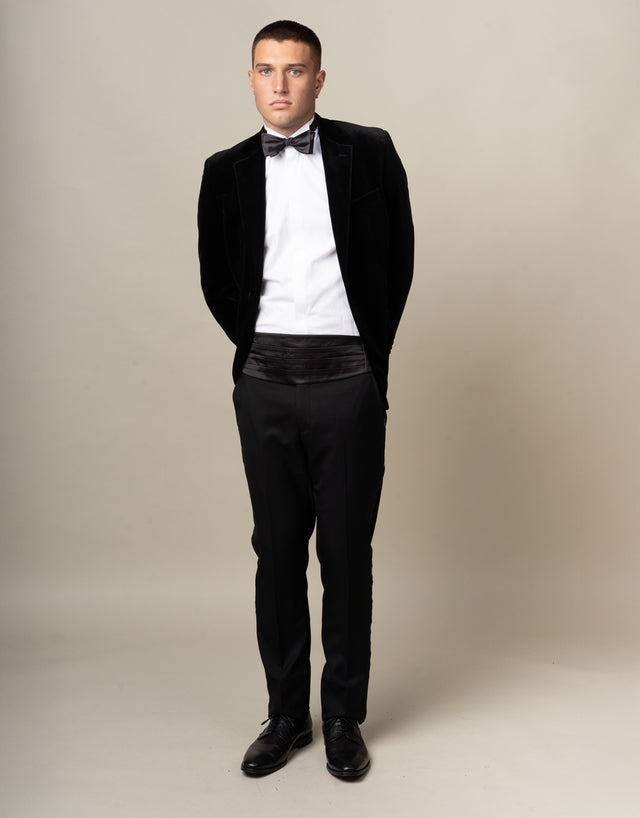 Cooper Black Velvet Blazer