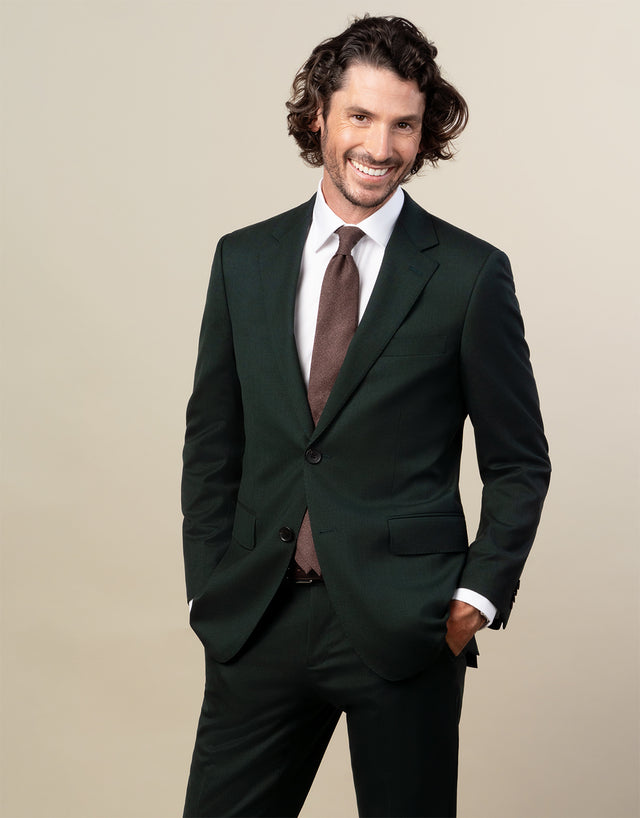 York White Herringbone Non-Iron Shirt