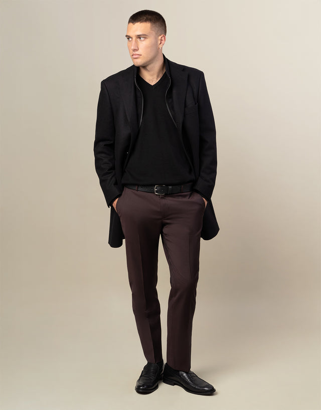 Compton Black Overcoat