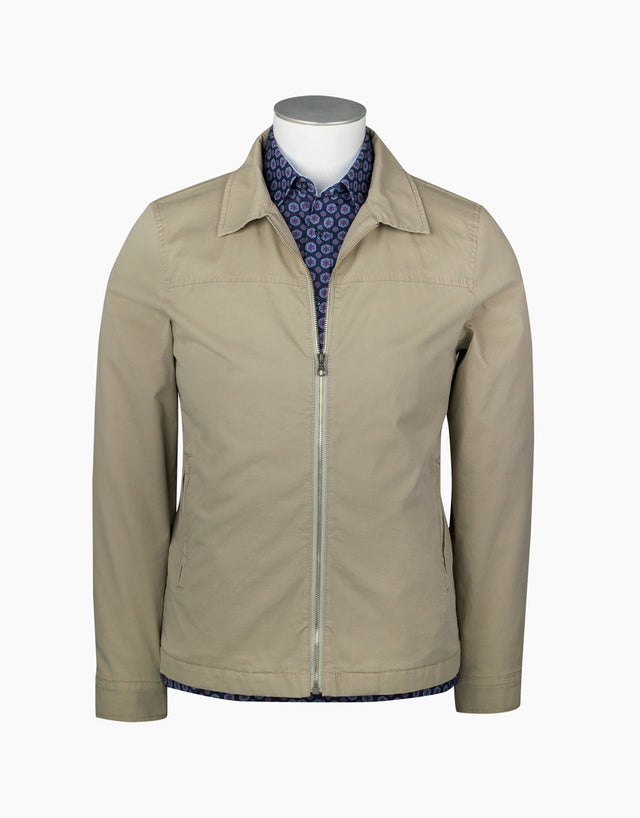 Stereo Beige Zip Jacket