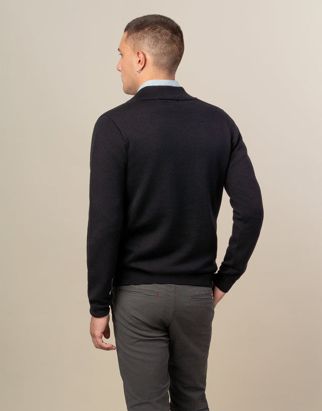 Mataura Black 1/4 Zip Jersey