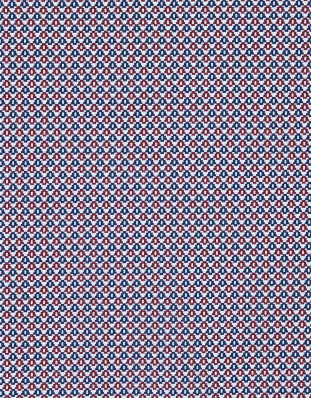 Banks Maroon & Navy Geo Print Shirt