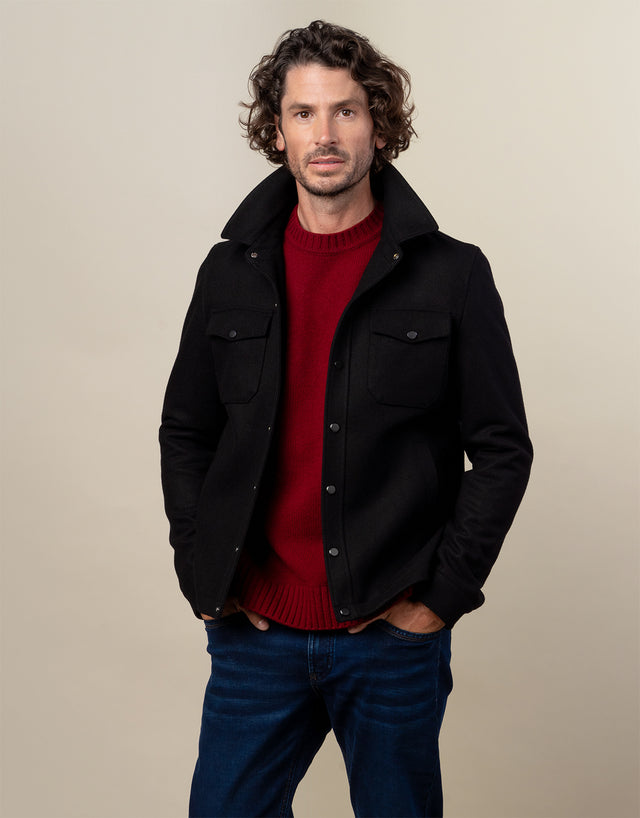 Makara Black Wool Jacket