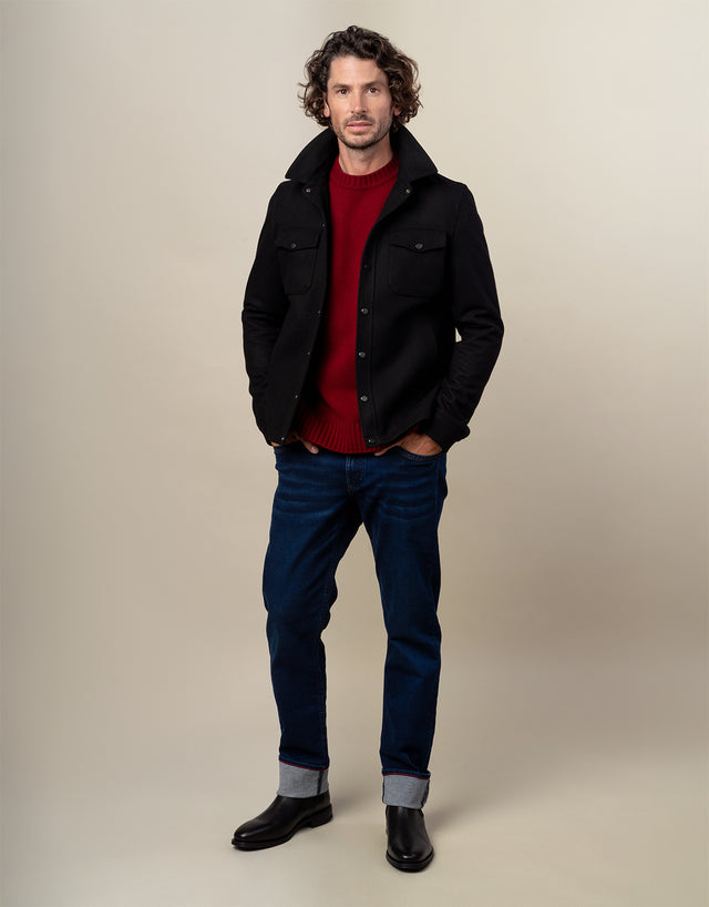 Austin Jean Dark Blue Washed & Faded