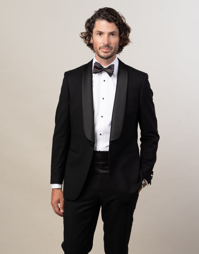 Black Self-Tie Bow Tie
