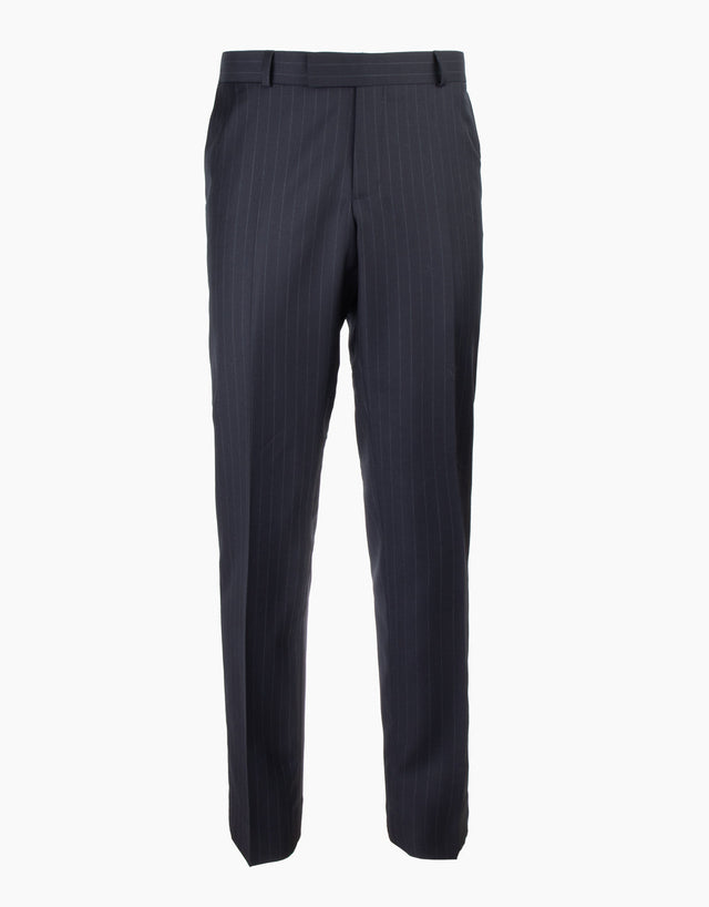 Lotus Navy Pinstripe Suit Trouser