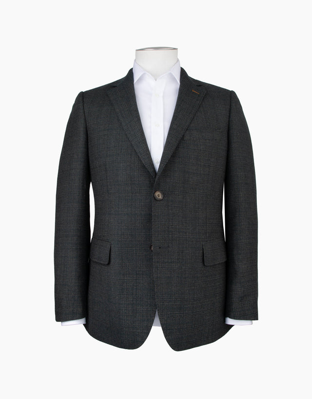 Hawker Dark Moss Green Textured Blazer
