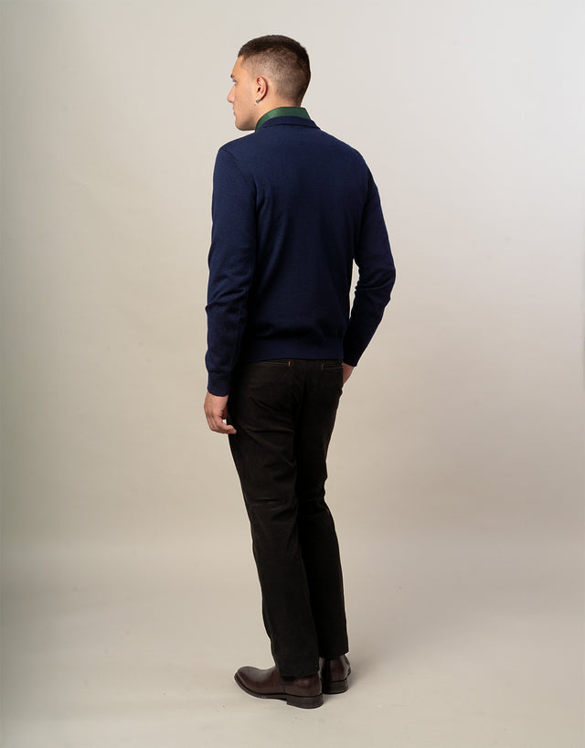 Tyler Dark Green Corduroy Chinos