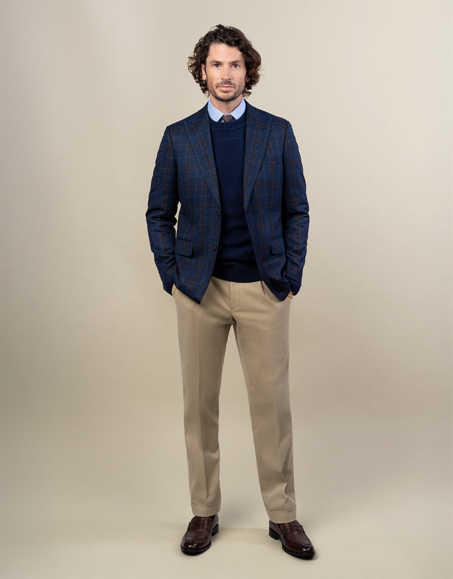 Evans Beige Brushed Cotton Trouser