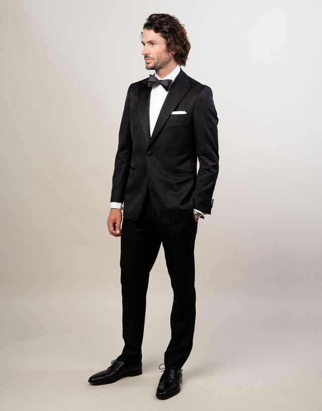 Trace Black Floral Dinner Jacket