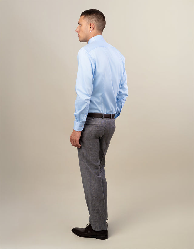 Cooper Grey & Blue Glen Check Suit