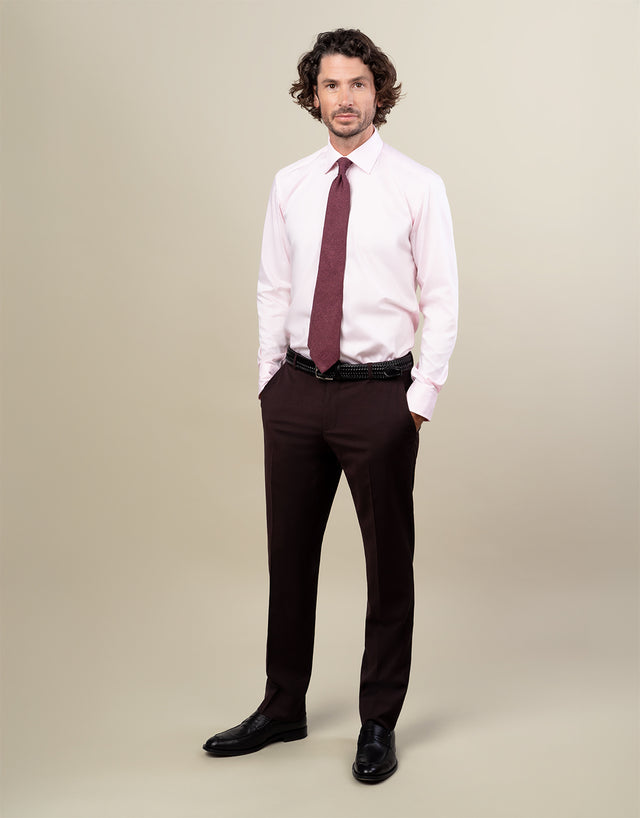 London Pink Fine Twill Shirt