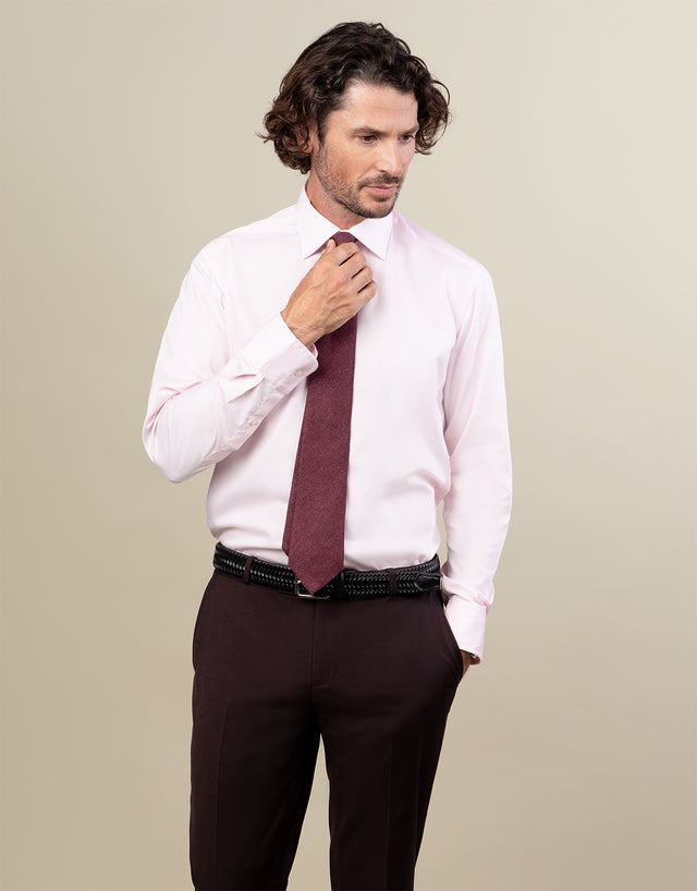London Pink Fine Twill Shirt