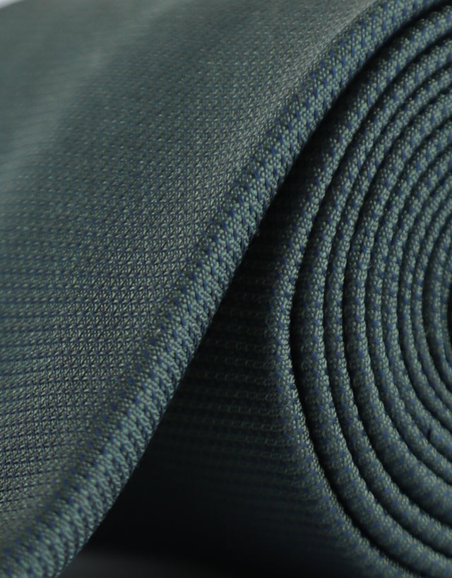 Dark Olive Green Textured Silk Tie