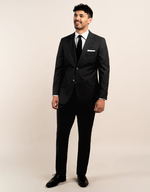Cooper Jet Black Suit Jacket