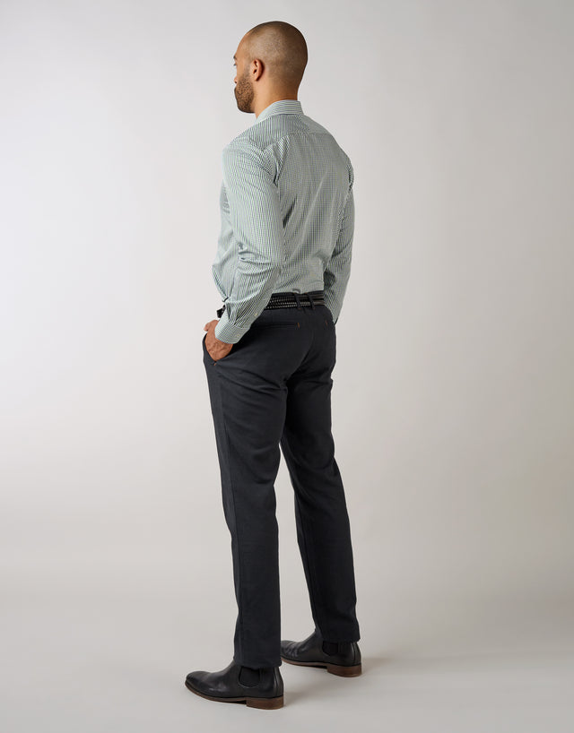Tyler Navy Birdseye Chinos