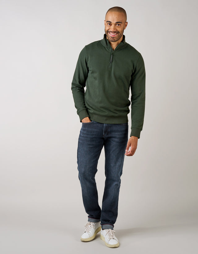 Kurt Dark Blue Washed & Faded Jeans