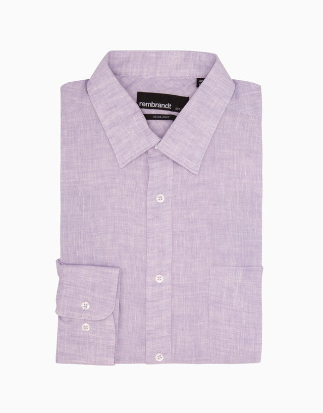 Papamoa Lilac Casual Shirt