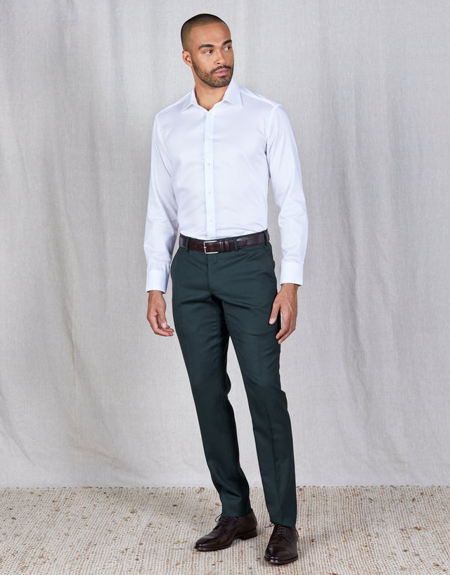 Fresh Dark Green Two Piece Suit