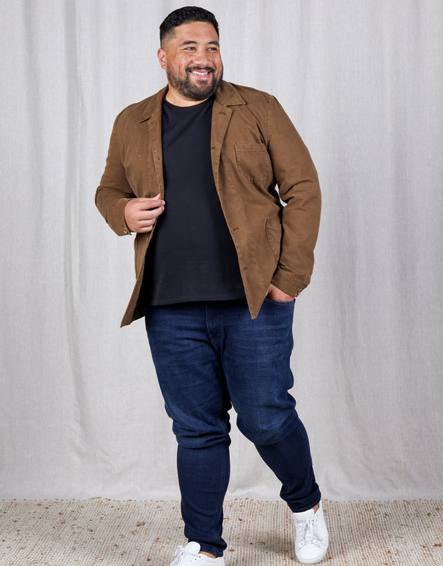 Kurt Dark Blue Washed & Faded Jeans