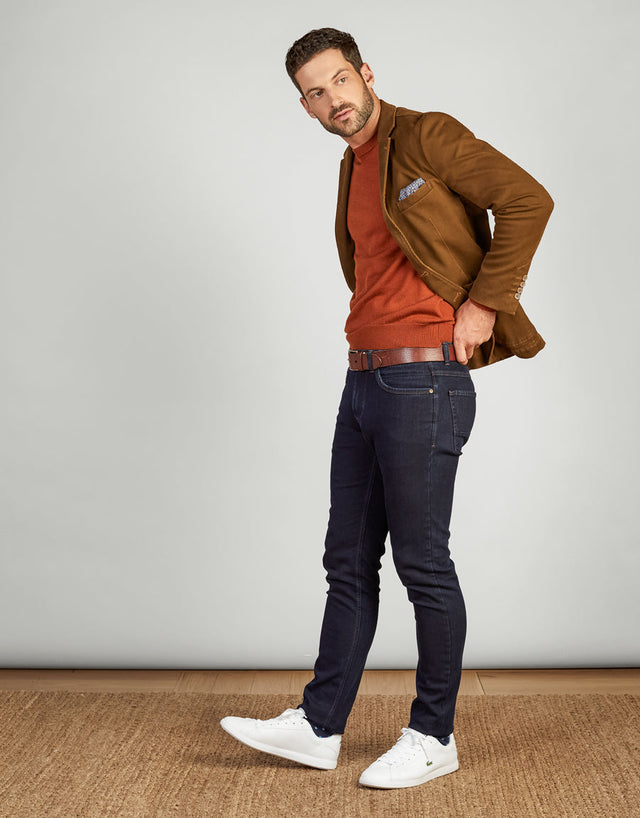Kurt Textured Indigo Jeans