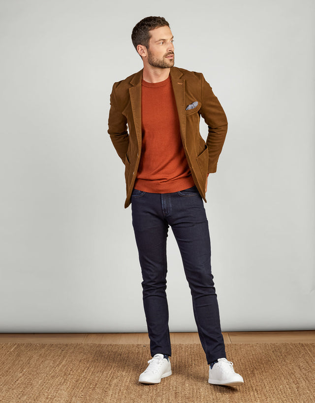 Kurt Textured Indigo Jeans