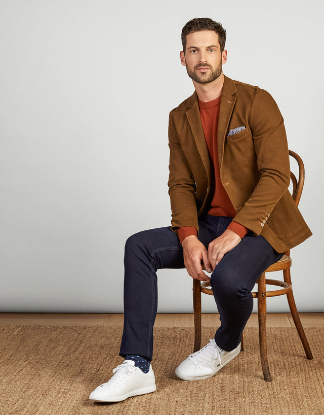 Kurt Textured Indigo Jeans