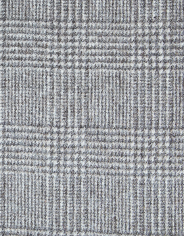 Compton Brown Check Overcoat