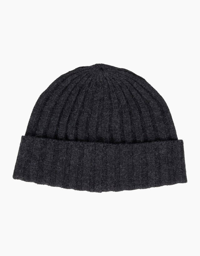 Ngawi Grey Ribbed Beanie