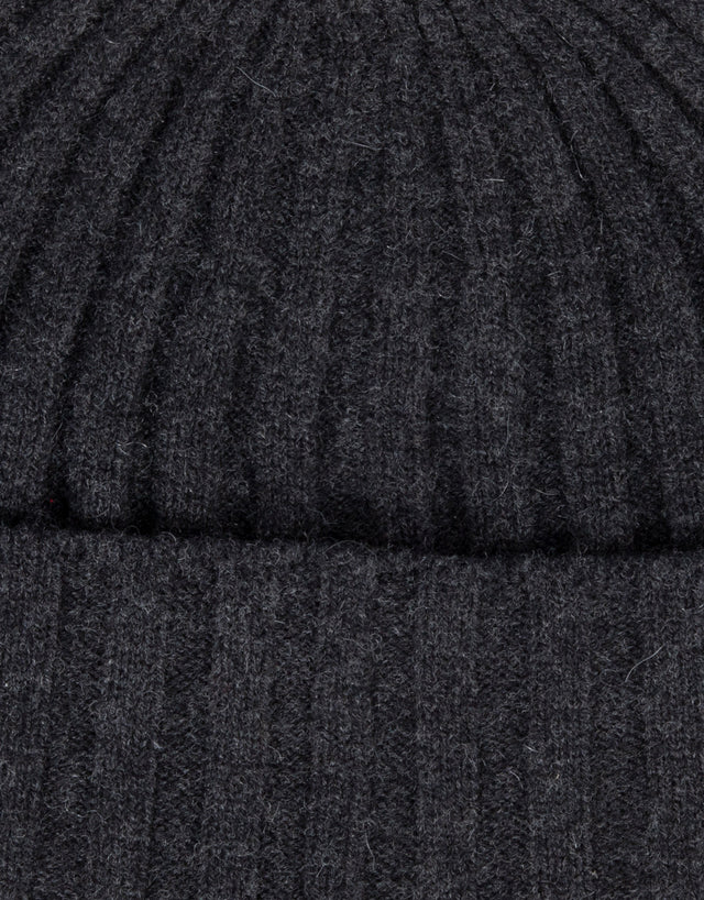 Ngawi Grey Ribbed Beanie