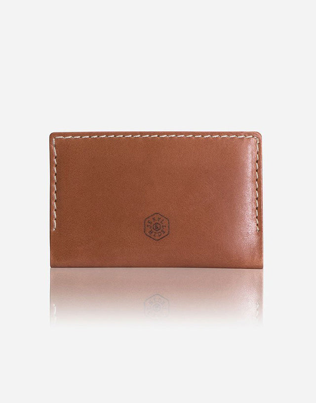 Jekyll & Hide Roma Card And Money Clip Holder Tan