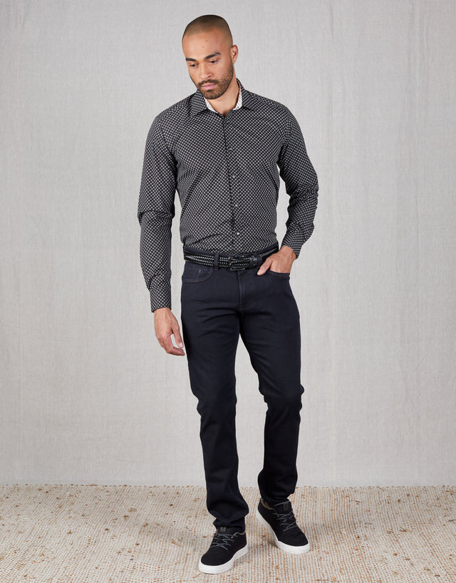 Kurt Textured Indigo Jeans