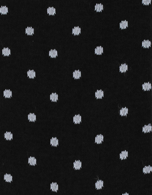 Black & White Polka Dot Socks
