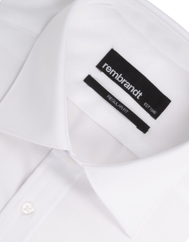 Sinatra White Twill Shirt
