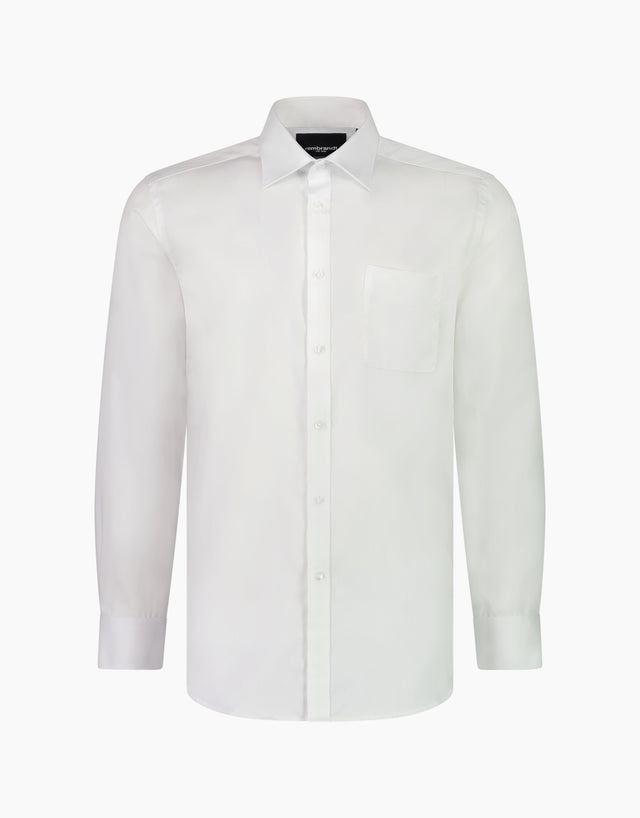 Sinatra White Twill Shirt