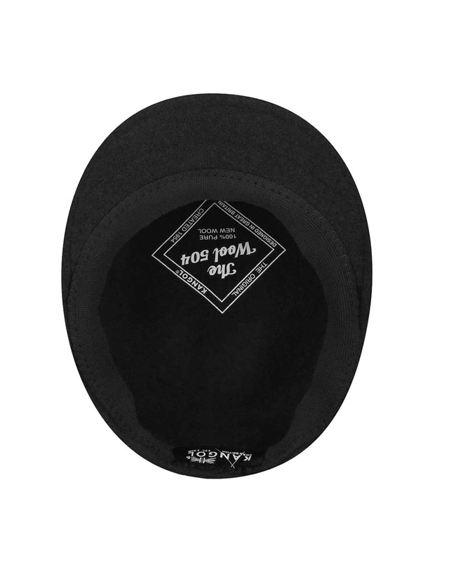 Kangol 504 Black Wool Cap